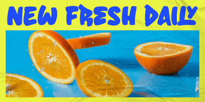 Big Drop Font Poster 4