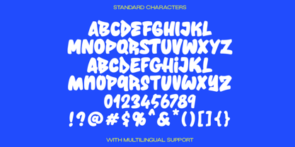 Big Drop Font Poster 9