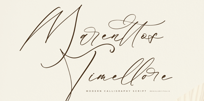 Marenttos Timellore Font Poster 1