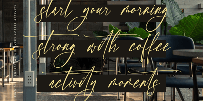 Tomithayen Font Poster 2