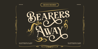 Heiruns Font Poster 4