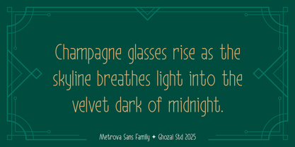 Metrova Sans Font Poster 2