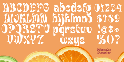Dihmantra Font Poster 8