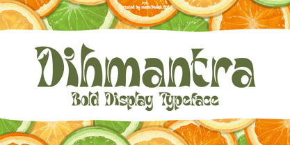 Dihmantra Font Poster 1