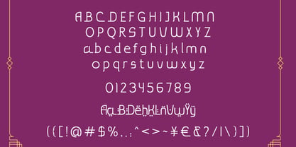 Bazirah Font Poster 2