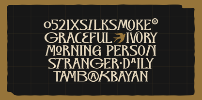 The Folk Moonlight Font Poster 2