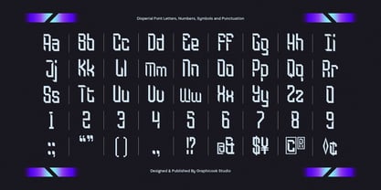 Cook Disperial Font Poster 2