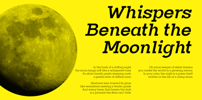 Mirk Slab Font Poster 9