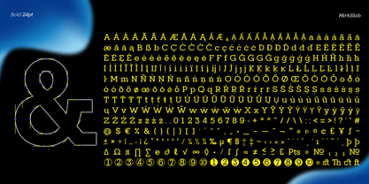 Mirk Slab Font Poster 6