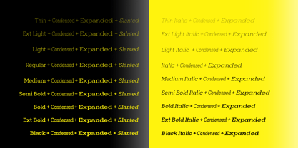 Mirk Slab Font Poster 2