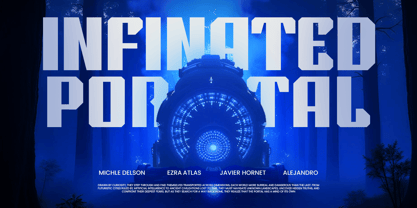 Techno World Font Poster 6