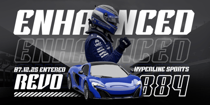 Techno World Font Poster 4