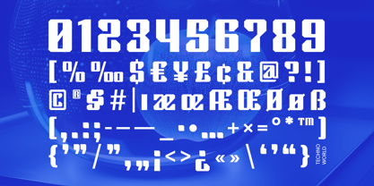 Techno World Font Poster 9