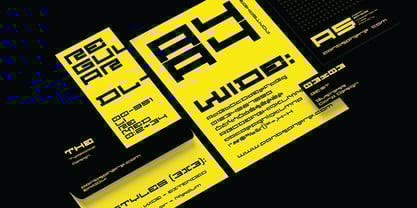 F Pixel Moc Font Poster 5