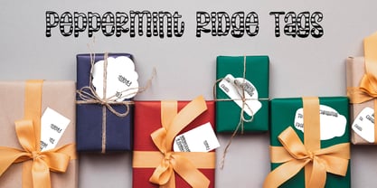 PN Peppermint Ridge Font Poster 9