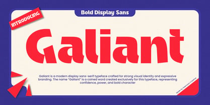 Sc Galiant Font Poster 1