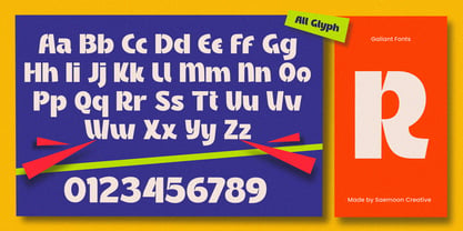 Sc Galiant Font Poster 3