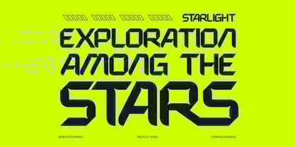 Expanse Cosmic Font Poster 4
