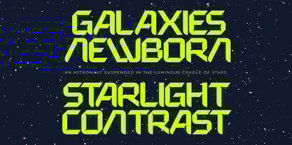 Expanse Cosmic Font Poster 5