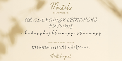 Mastels Font Poster 6