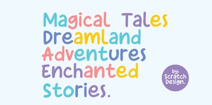 Super Kiddy Sans Font Poster 2