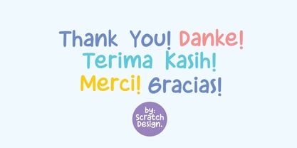 Super Kiddy Sans Font Poster 11