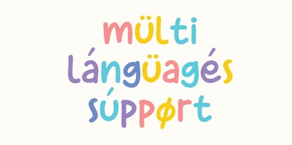 Super Kiddy Sans Font Poster 3