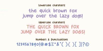 Super Kiddy Sans Font Poster 9