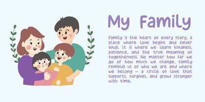 Super Kiddy Sans Font Poster 4