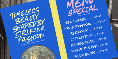 Moon Blade Font Poster 8