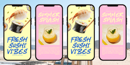 Moon Blade Font Poster 2