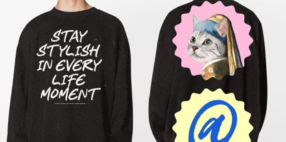 Moon Blade Font Poster 10