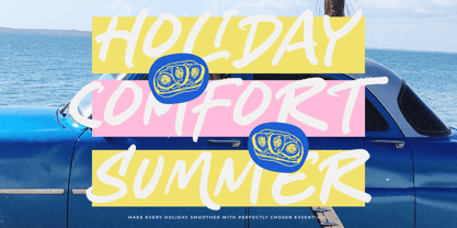 Moon Blade Font Poster 6