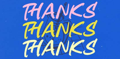 Moon Blade Font Poster 15