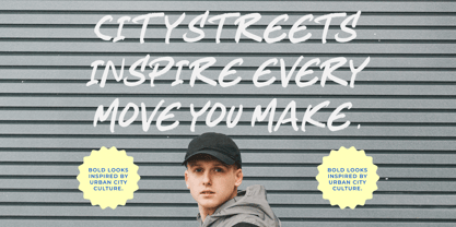 Moon Blade Font Poster 3