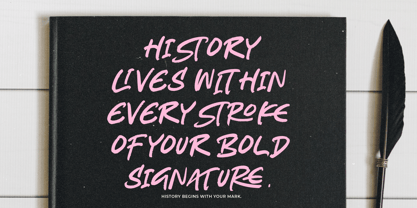 Moon Blade Font Poster 12