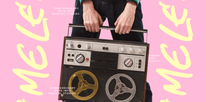 Moon Blade Font Poster 7