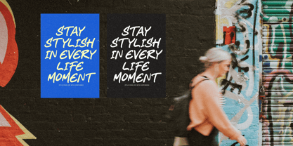 Moon Blade Font Poster 9