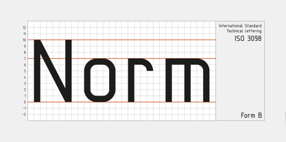 Pilatus ISO Font Poster 2