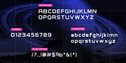 Neutrona Font Poster 2