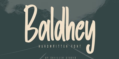 Baldhey Font Poster 1