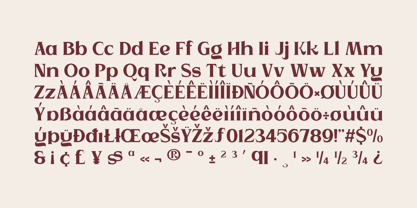 Strage Font Poster 9
