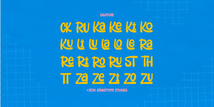 Jolly Blump Font Poster 12