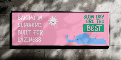 Jolly Blump Font Poster 8