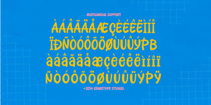Jolly Blump Font Poster 11