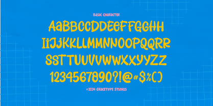 Jolly Blump Font Poster 10