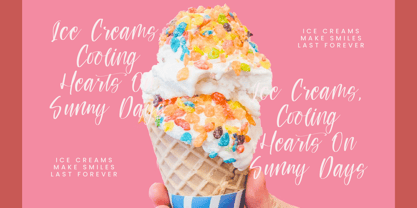 Teracota Strokes Font Poster 2