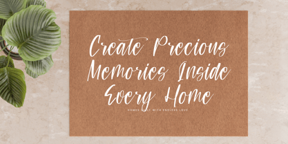 Teracota Strokes Font Poster 3