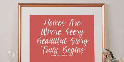 Teracota Strokes Font Poster 14