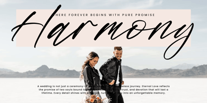 Midnight Horizon Font Poster 6